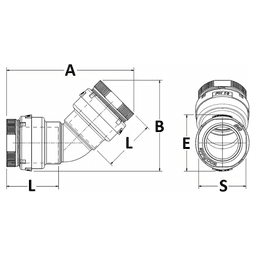 1" x 45° Elbow Alt 1 - Image