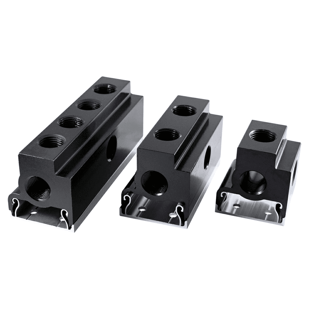 4 Port x 1/2" FNPT Wall Manifold Main - Image