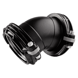 110mm x 45° Elbow for Vaccum Main - Image