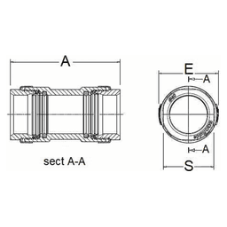 20mm Sliding Straight Coupling for Nitrogen/Inert Gase Alt 1 - Image