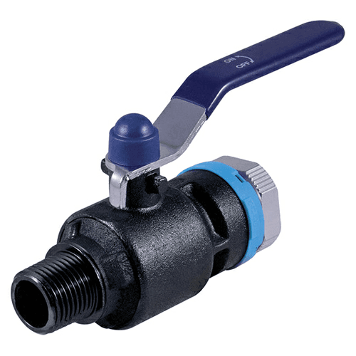 20mm x 1/2" MNPT Ball Valve for Nitrogen/Inert Gases Main - Image