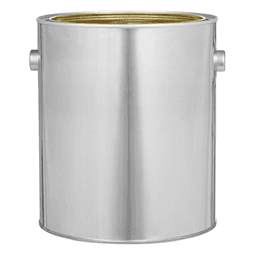 1 Gallon Lined Metal Can with Ears - Main Image