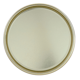 Lined Metal Lid for 1 Gallon Cans  - Bottom View