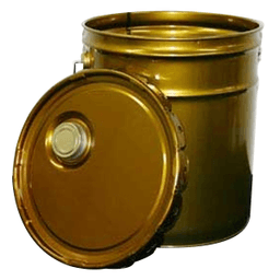 5 Gallon Metal Pail with Handle - Multi-use Pail and Lid - WA¬rth Louis and Company