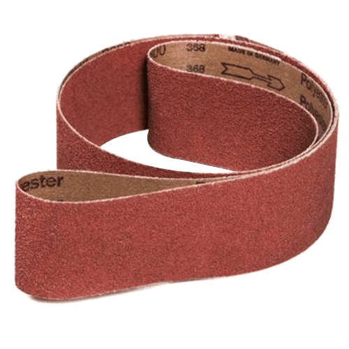 52x103 Wide Sanding Belt, 150 Grit, Aluminum Oxide on Cotton Backing - Vsm Abrasives