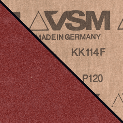 KK114F 9x11 100 Grit Aluminum Oxide Abrasive Sheet by Vsm Abrasives