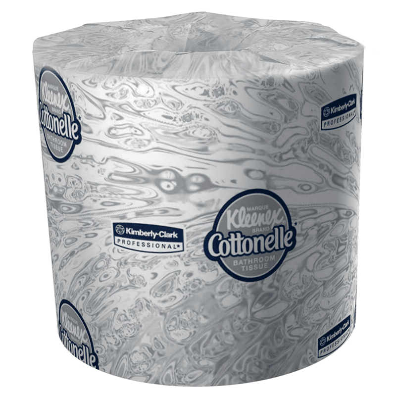 60/Case Cottonelle 505 Sheet Toilet Tissue Roll - 2-Ply Tissue - Individually Wrapped - Biodegradable - Northern Safety