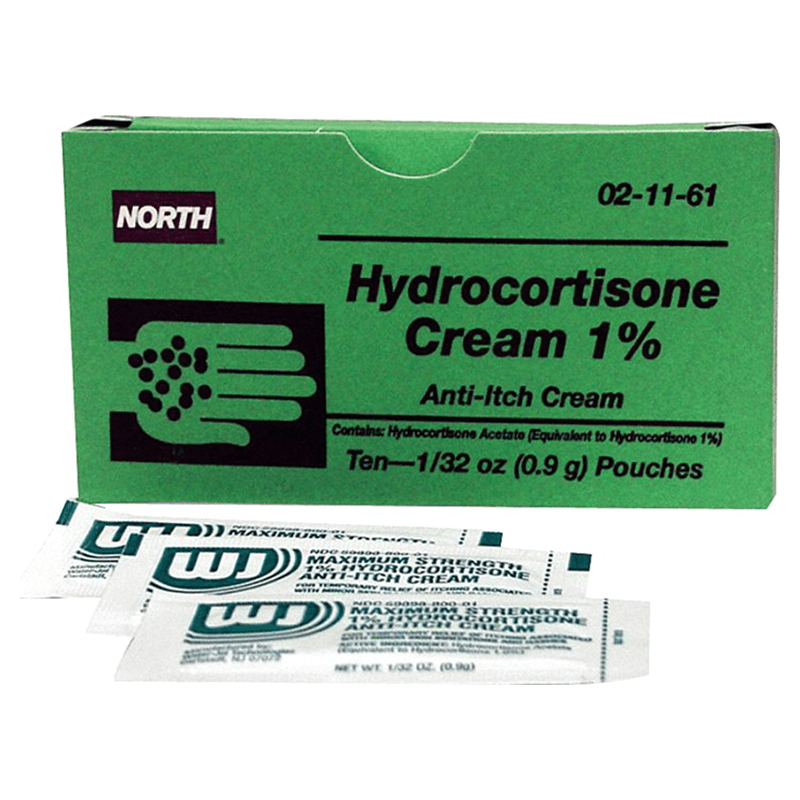Honeywell 1% Hydrocortisone Cream, 1/32 oz (10/Box) Main - Image