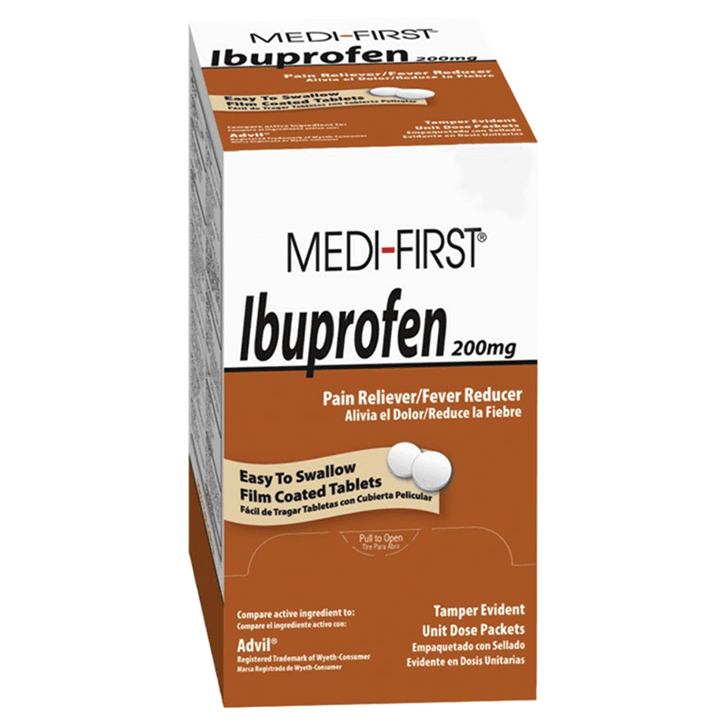 Medi-First Ibuprofen Fever/Pain Relief Tablet (250/Box) Main - Image