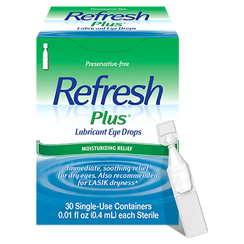 Refresh Plus Sterile Lubricant Eye Drops (30/Box) Main - Image
