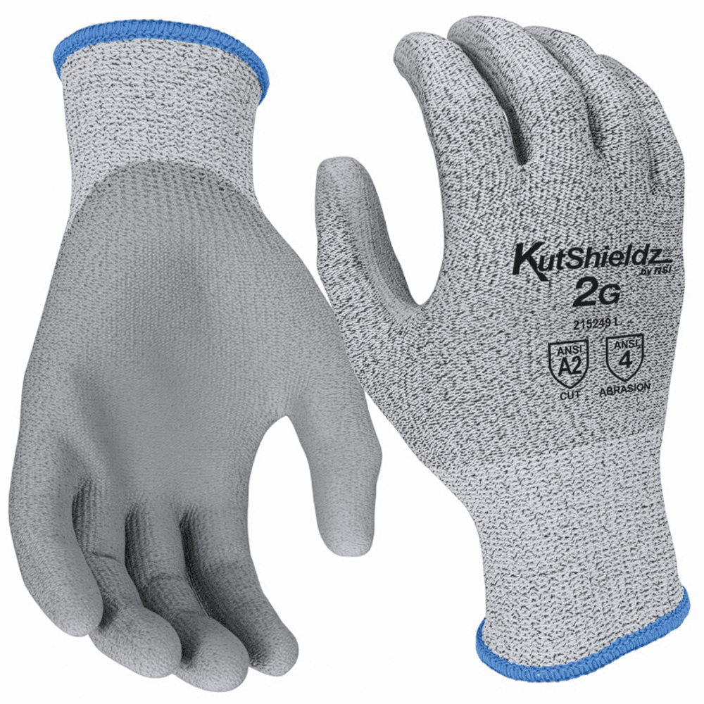 Polyurhtane Cut-Resistant Glove -  Front & Back