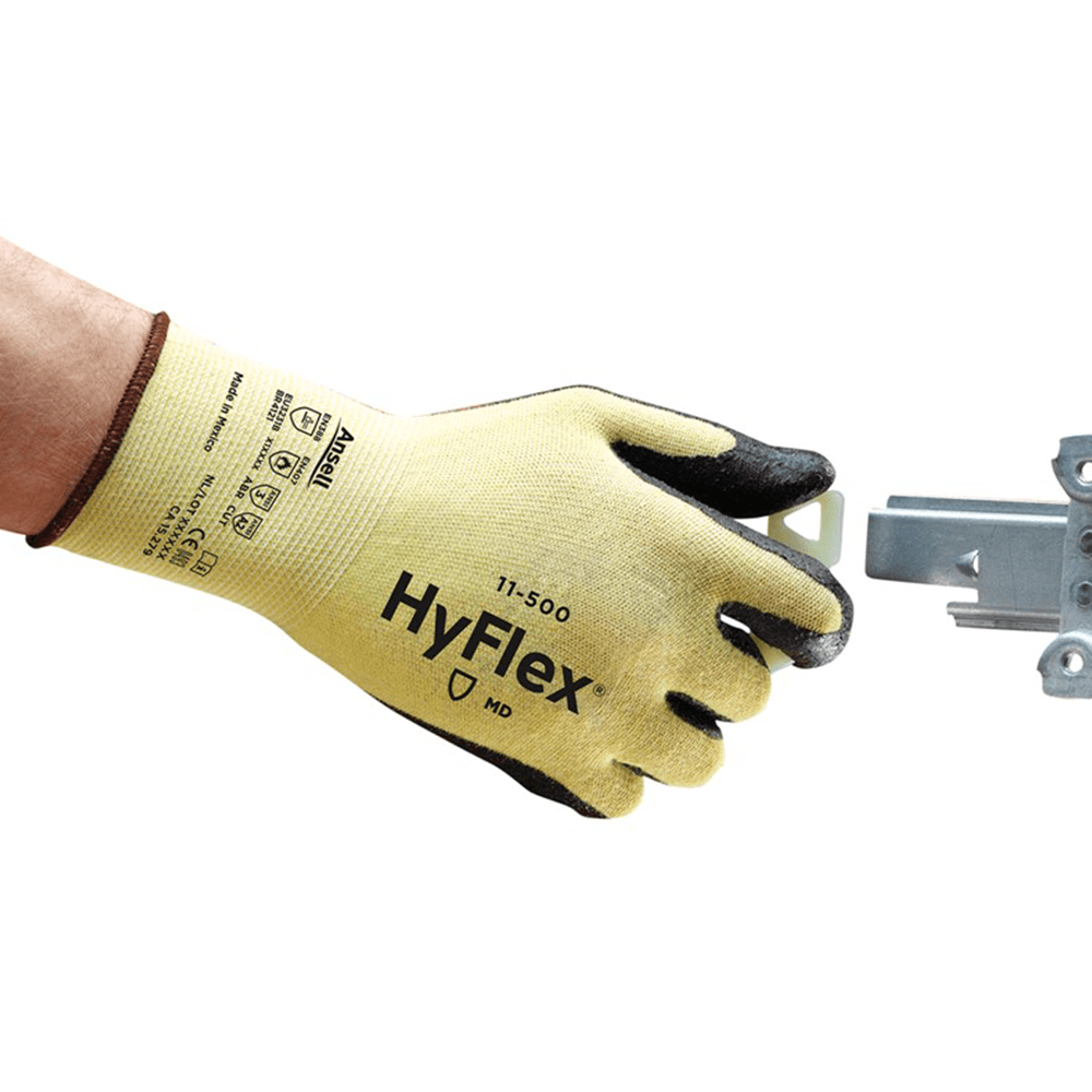 Yellow/Black Cut Resistant Gloves for Industrial Safety - Northern Safety