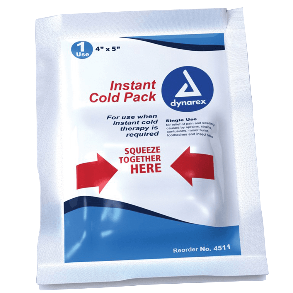 Northern Safety - Dynarex Instant Cold Pack, 5" x 9 - Fast Relief for Injuries and Swelling