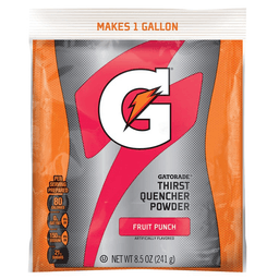 Gatorade Drink Mix Powder Pack - Fruit Punch Flavor - 1 Gallon - Northern Safety