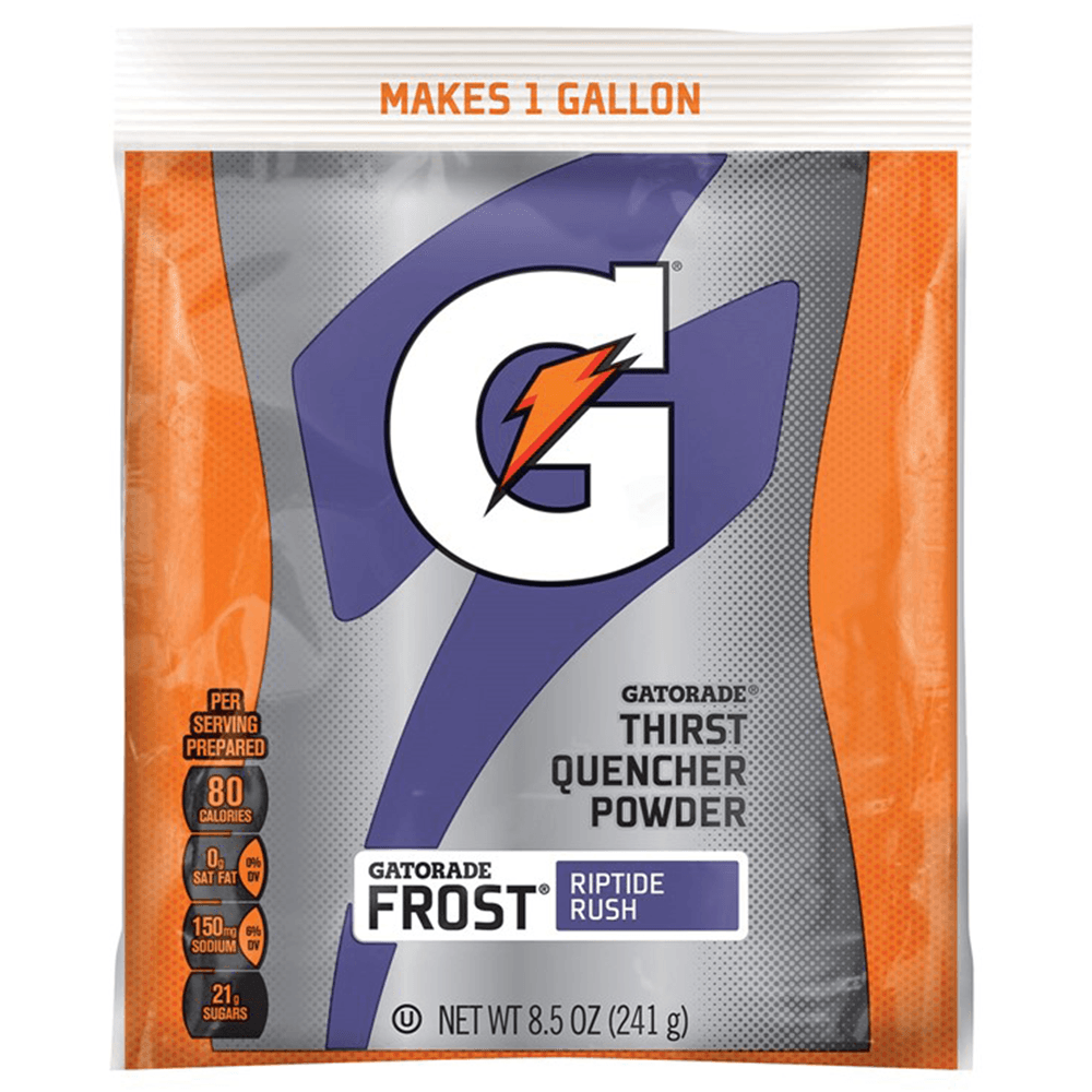 GatoradeAr Drink Mix Powder Pack, 1 Gallon, Riptide Rush - Northern Safety - Image 1