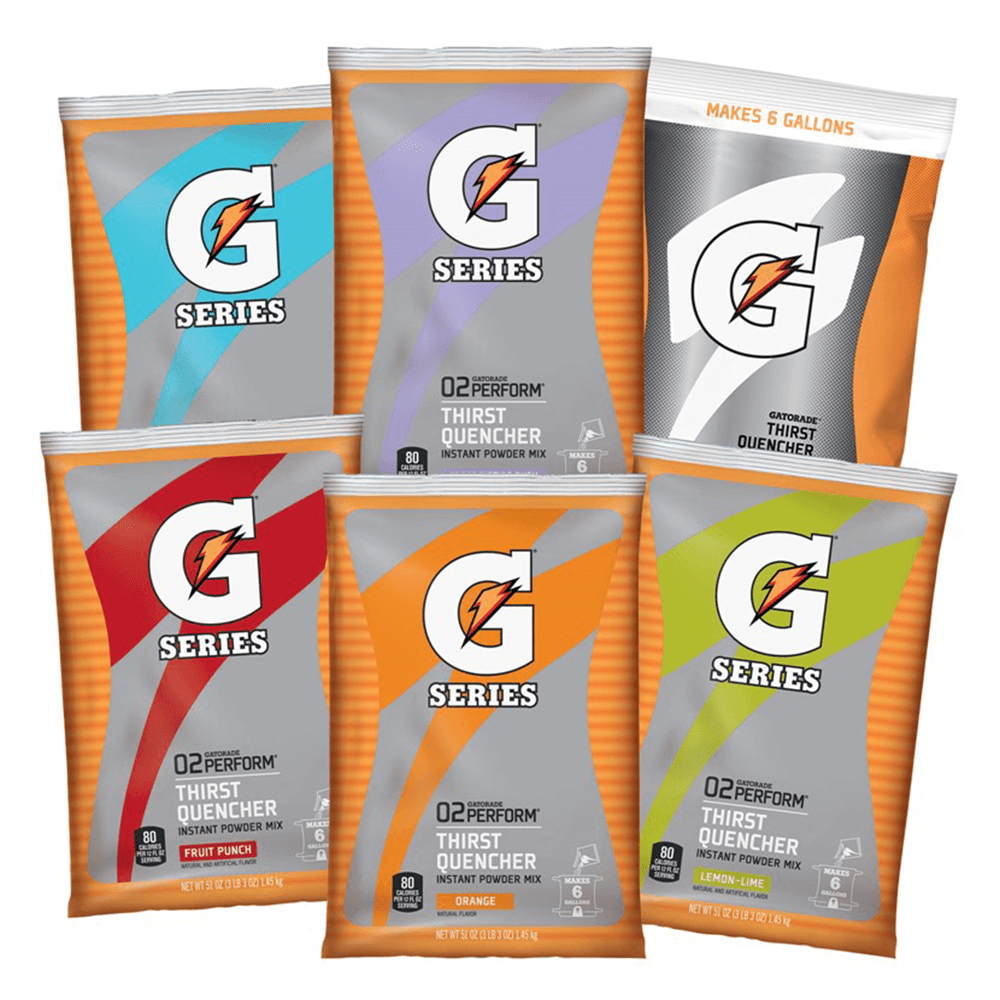 Northern Safety's Gatorade Drink Mix for 6 Gallon Fruit Punch