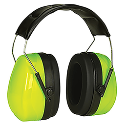 NSAr 27 dB Ear Muff - Brightly colored ear cups for visibility and safety