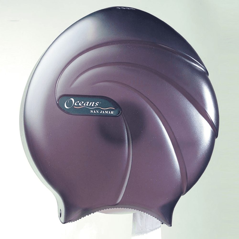 Jumbo Roll Toilet Tissue Dispenser with Full Swing Cover for Easy Changing