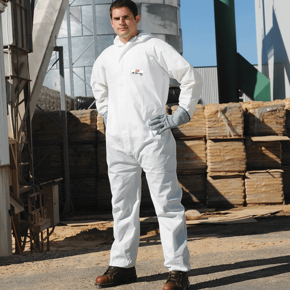 Large ActivGARDAr Polypropylene Disposable Coverall - Elastic Wrist, Ankle, Collar, Hood - Northern Safety