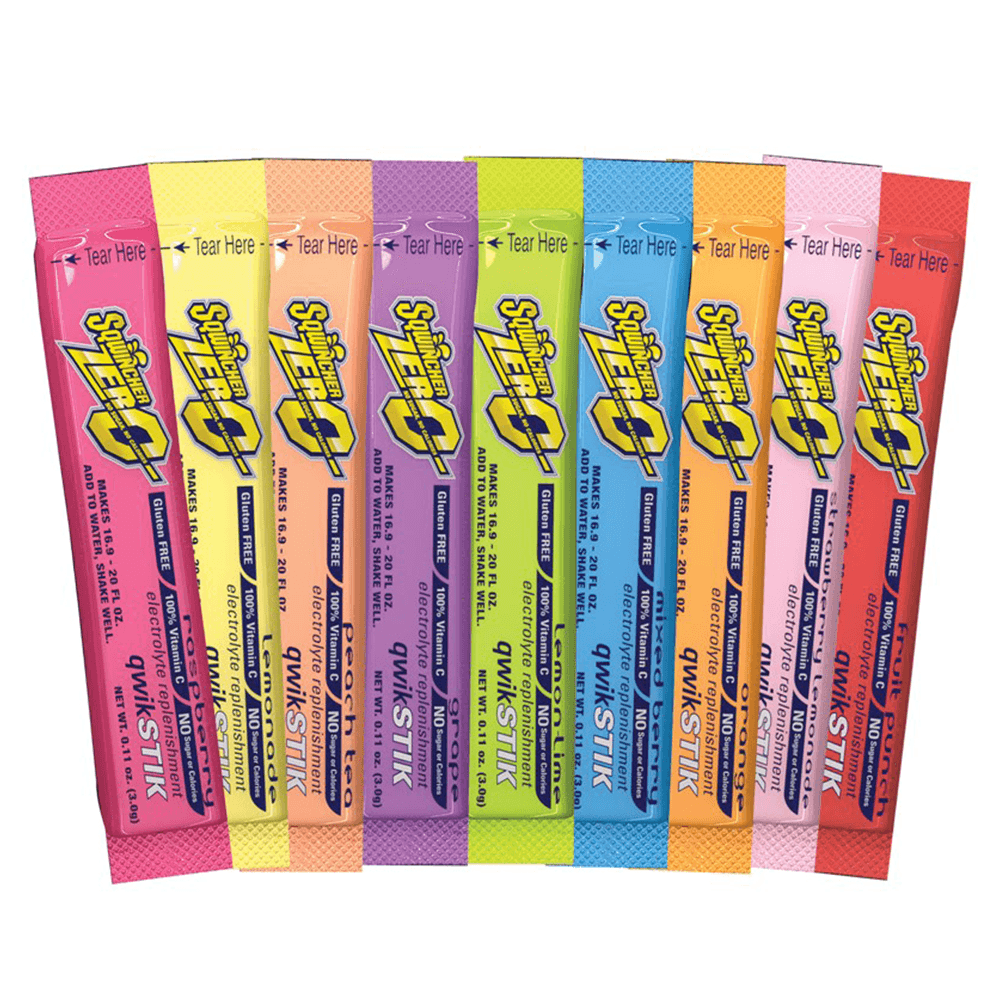 SqwincherAr Instant Drink Powder Sugar-Free, 20 oz, Fruit Punch (50 Pack) - Northern Safety