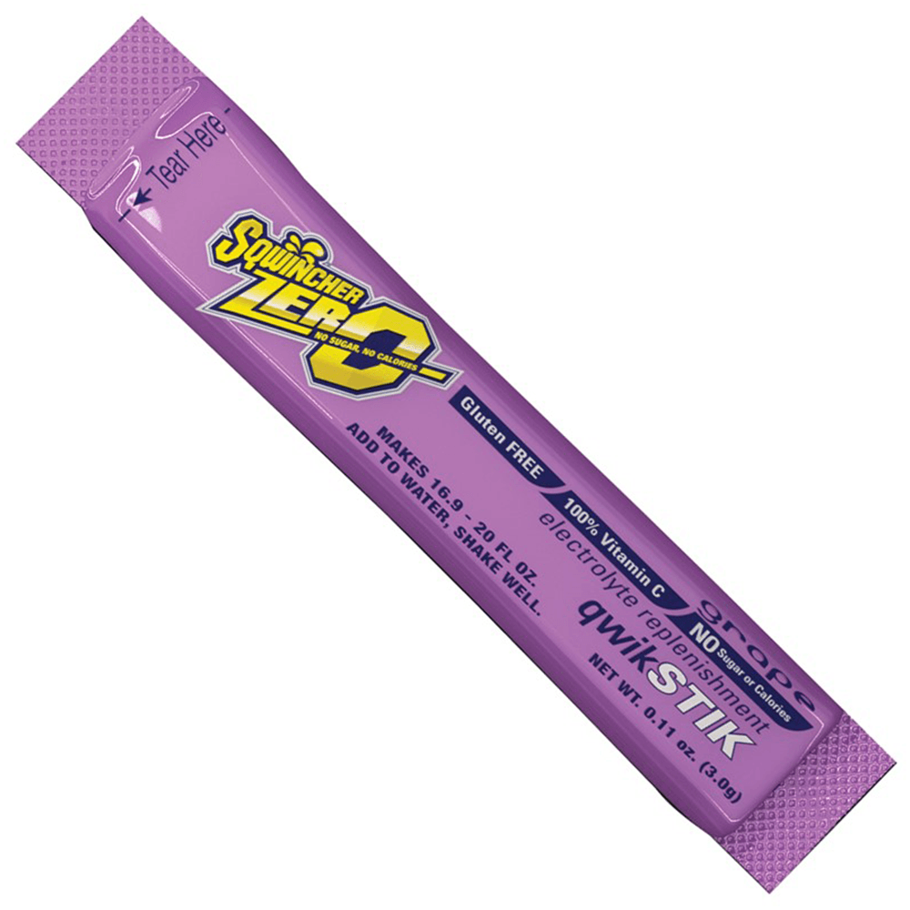Northern Safety Sqwincher Instant Drink Powder - Sugar-Free, Grape (50 Pack)
