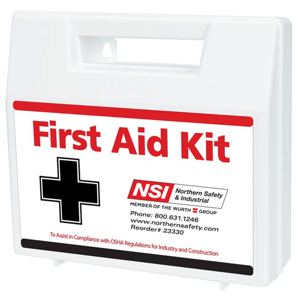 Compact Size First Aid Kit by Northern Safety - Ideal for Office, Vehicle or Job Site