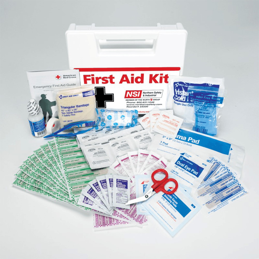 Northern Safety 25 Person First Aid Kit - Premium Quality Contents Treat Up To 25 People