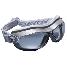 Clear Lens Safety Goggles with Durable Thermoplastic Frame and Adjustable Headband for Comfortable Wear