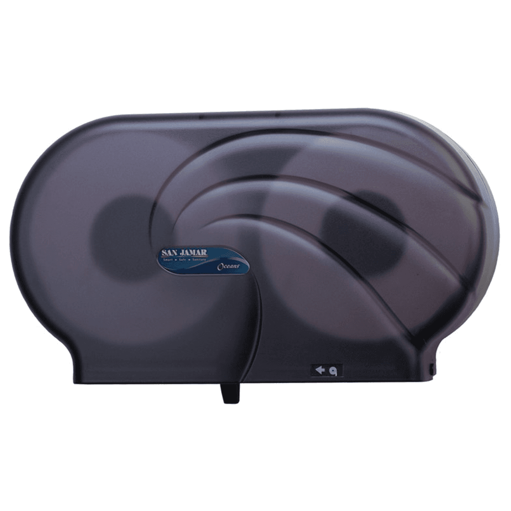 Efficiently hold two 9" rolls with Northern Safety's TP Dual Jumbo Roll Toilet Tissue Dispenser