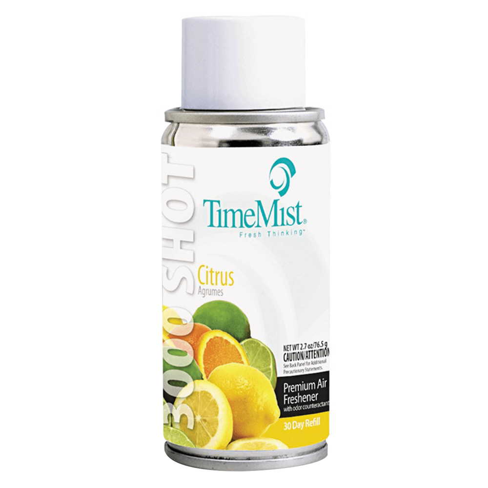 Northern Safety - TimeMist Micro Dispenser Compatible Air Freshener Refill with Citrus Fragrance and Level 1 Aerosol Rating