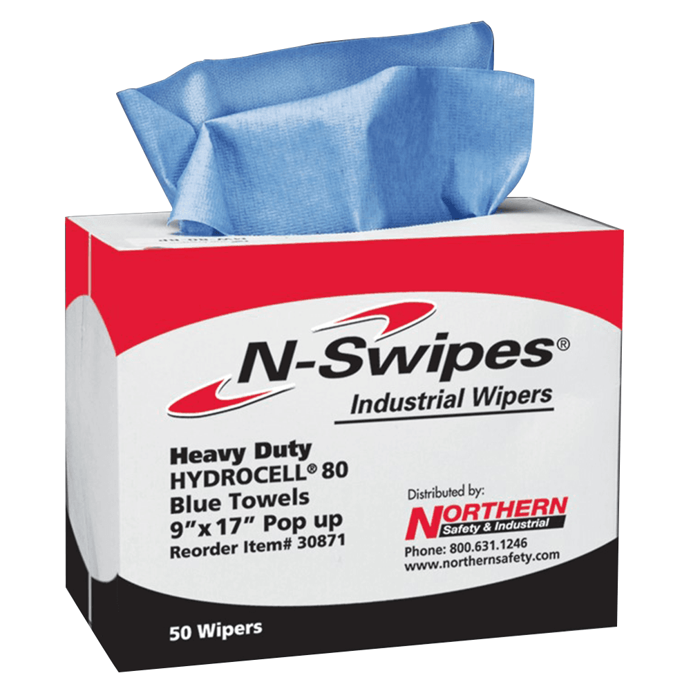 Bonded Cellulose Wipers for Heavy-Duty Applications - Replace Shop Towels and Rags - Durable, Low-Linting - Excellent Absorbency