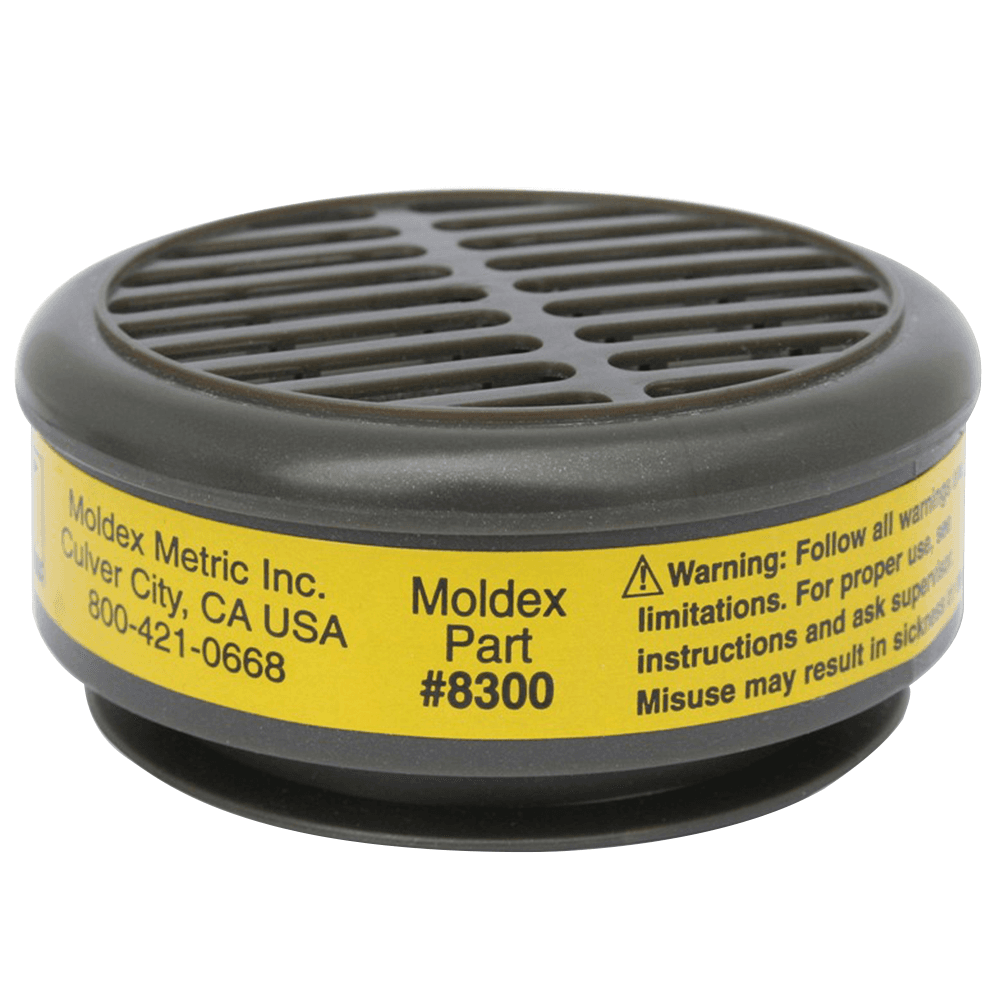 Moldex 8000 respirator cartridge for acid gas protection on Northern Safety