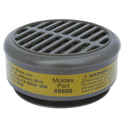 Multi gas/vapor respirator cartridge for 8000 series half mask respirators