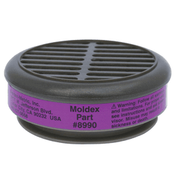 Moldex 8000 P100 Respirator Cartridge - 99.97% efficient against solid or liquid particles