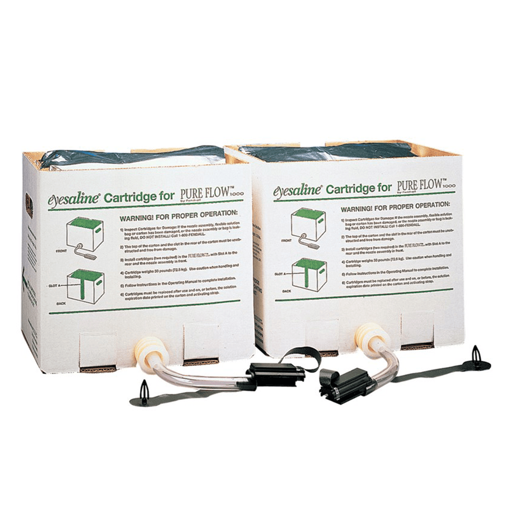 Eyesaline Eye Wash Refill Cartridge for Pure Flow 1000 Emergency EyeWash Stations (2 Pack)