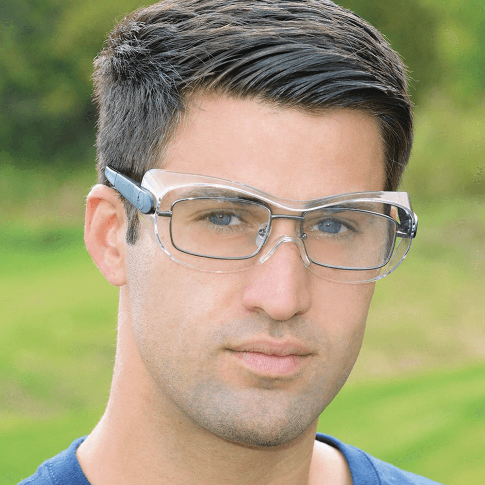 Durable polycarbonate lenses that resist impact and UV rays, manufactured in ISO 9002 registered facility