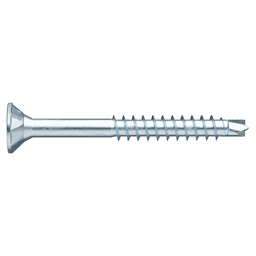 #8 x 2" Flat Head ASSY Assembly Screw, RW20 Drive ASSY Thread with Nibs and Drill Point, Zinc, Box of 5 Hundred by Wurth - Main Image