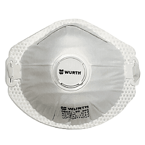 Extended Wear N95 Face Mask with Exhaust Valve, Box of 10 - Adjustable Nose Band