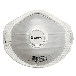 Extended Wear N95 Face Mask with Exhaust Valve, Box of 10 - Adjustable Nose Band