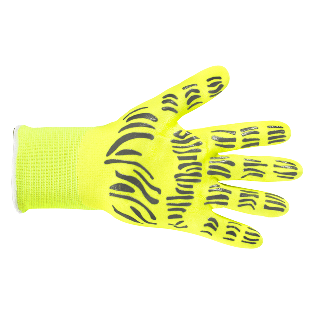 Nylon gloves with nitrile foam coating for excellent grip and flexibility in light to medium work