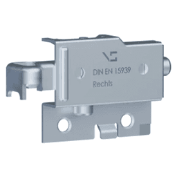 Vauth Sagel TOP Hang 40 Cabinet/Closet Hanging Bracket, Left Hand, Nickel Alt 1 - Image