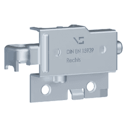 Vauth Sagel TOP Hang 40 Cabinet/Closet Hanging Bracket, Right Hand, Nickel Main - Image