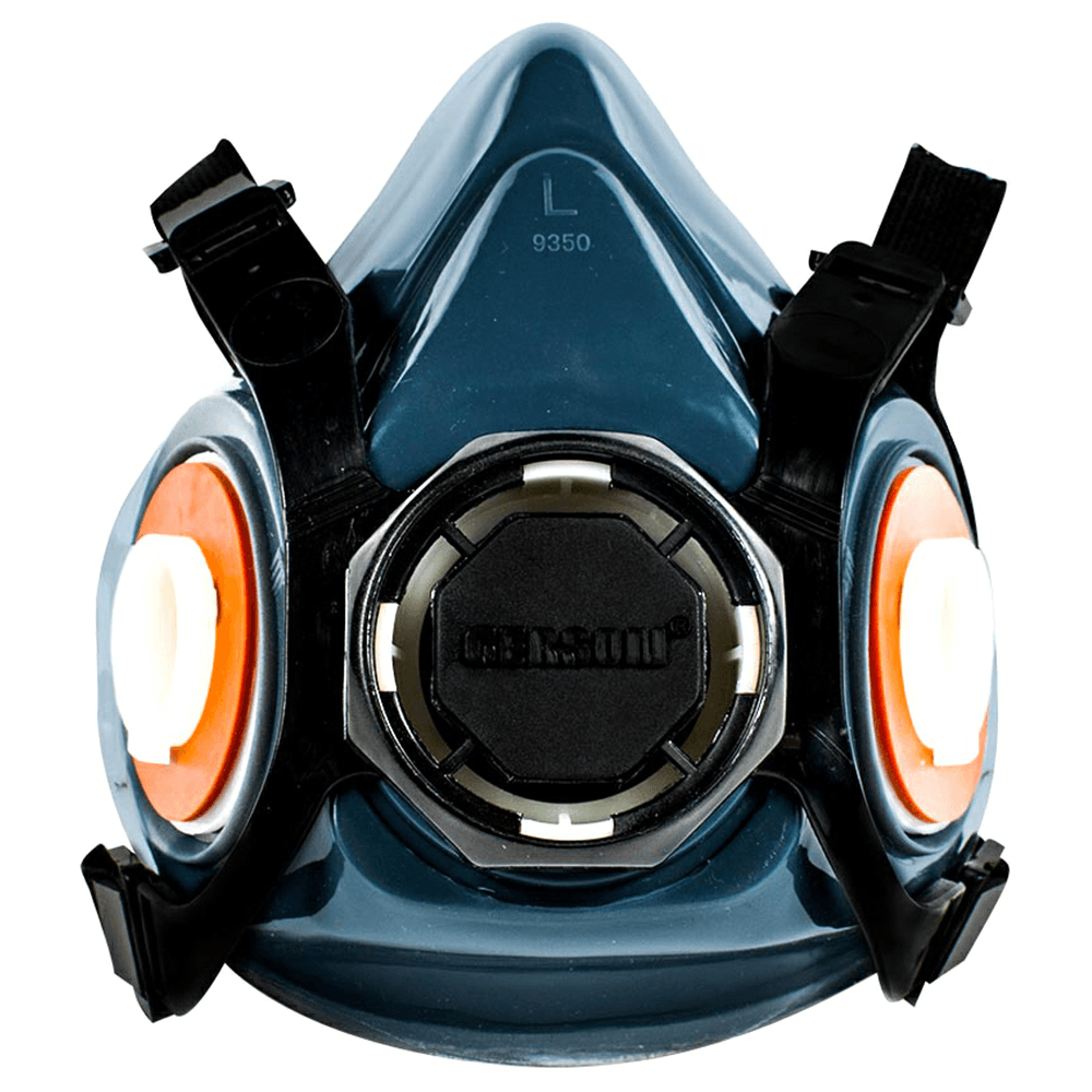 Medium Half Facepiece Reusable Respirator, Blue (24/Box) Main - Image