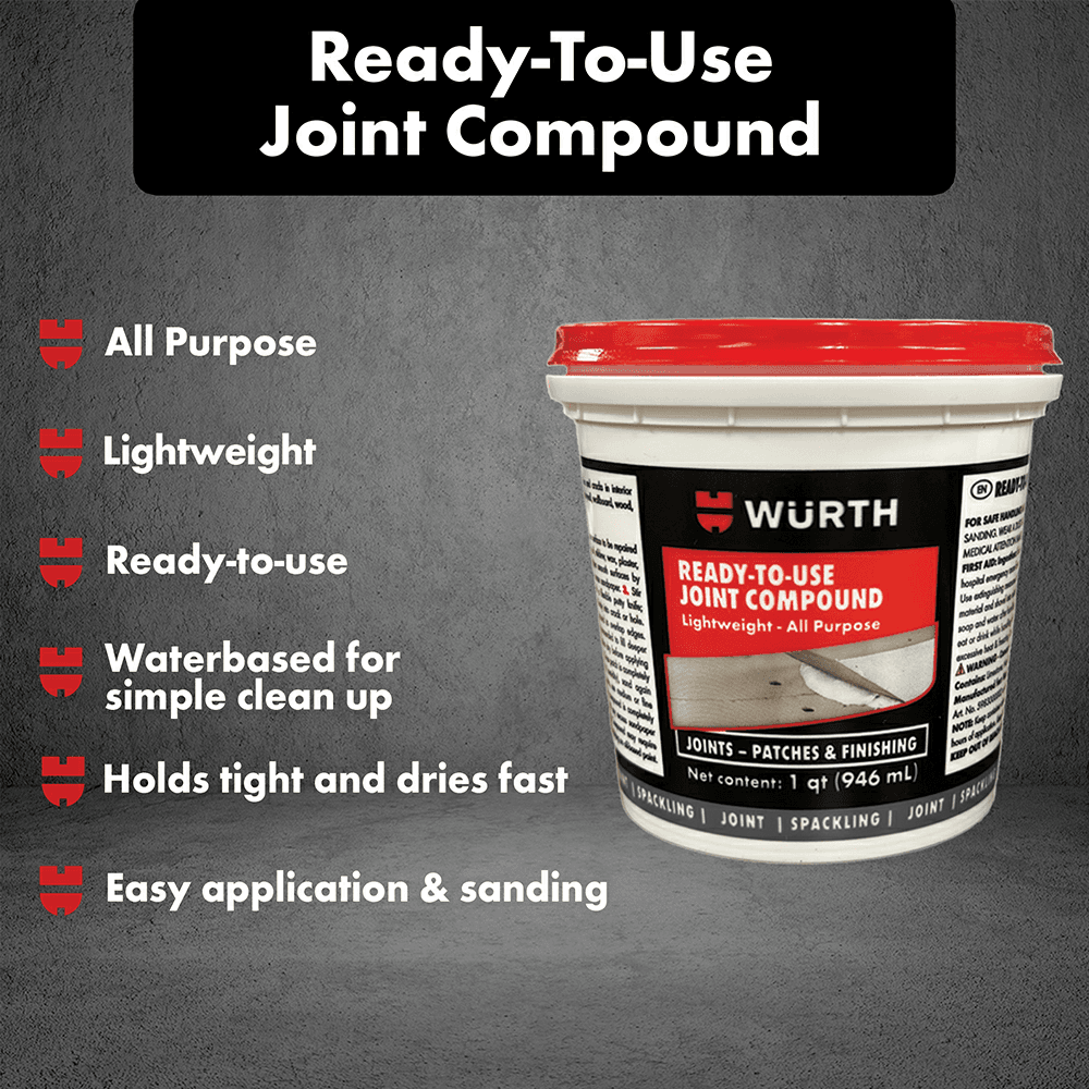 Joint Compound, 1 Quart, Off&#45;White - Alt Image 2