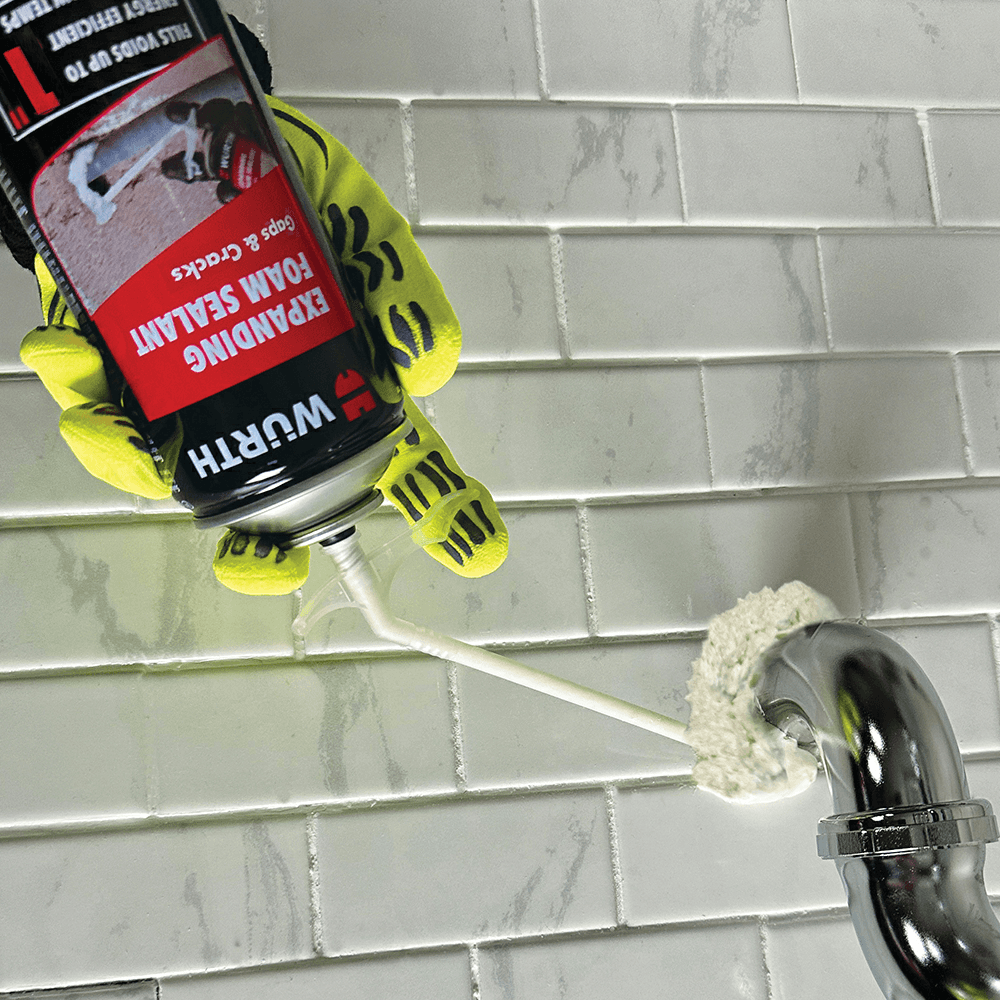 12 oz Expanding Foam Sealant for Gaps/Cracks Up to 1&quot; Wide, Natural - Alt Image 1