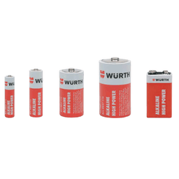 Wurth High Power 1.5V - C Alkaline Battery, front view