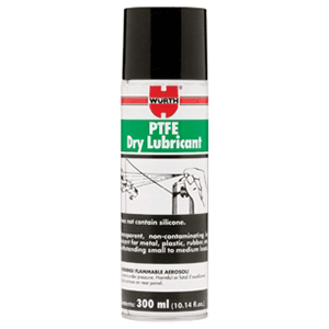 PTFE Dry Lubricant - Withstands Temperatures from -292&#730;F to 492&#730;F