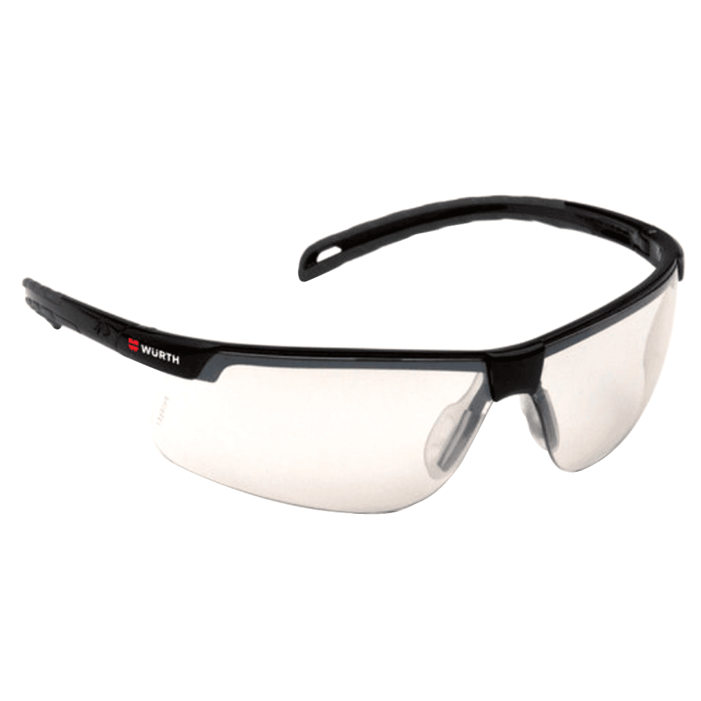 WA¬rth Element Safety Glass Anti-Fog Blue with Rubber Temples, Scratch Resistant Polycarbonate Lens, and Sporty Style