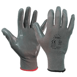 12 pack of W&uuml;rth Extra-Large Nitrile Well Nit Coated Gloves in Gray