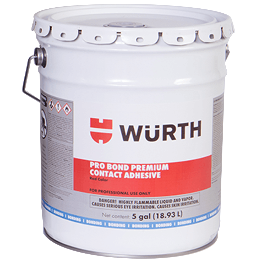 Pro Bond Premium Contact Adhesive, Red, 5 Gallon Pail - Main Image